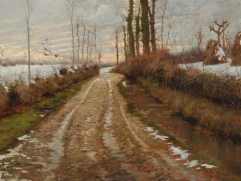 1852-Domenico Mazzoni (pittore) - Paesaggio